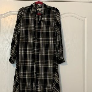 Lou and Grey Plaid shirt dress